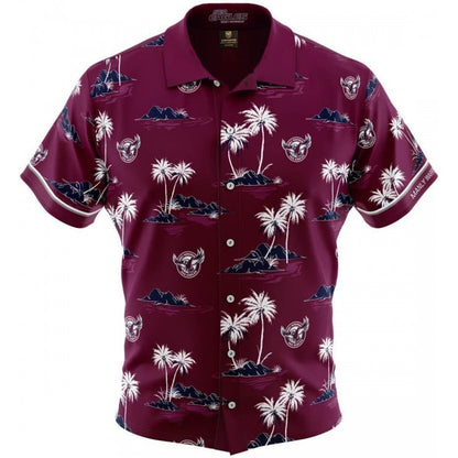 Manly Sea Eagles NRL Mens Hawaiian Shirt