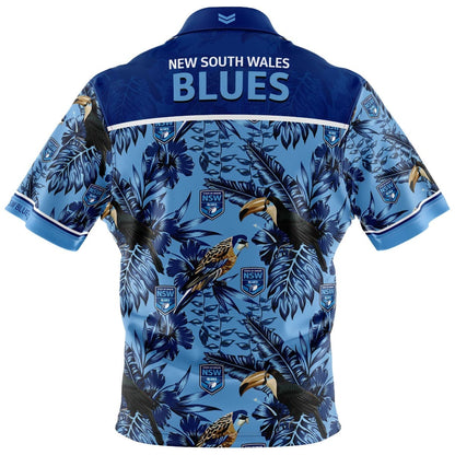 NSW Blues State of Origin 2019 NRL Mens Hawaiian Shirt