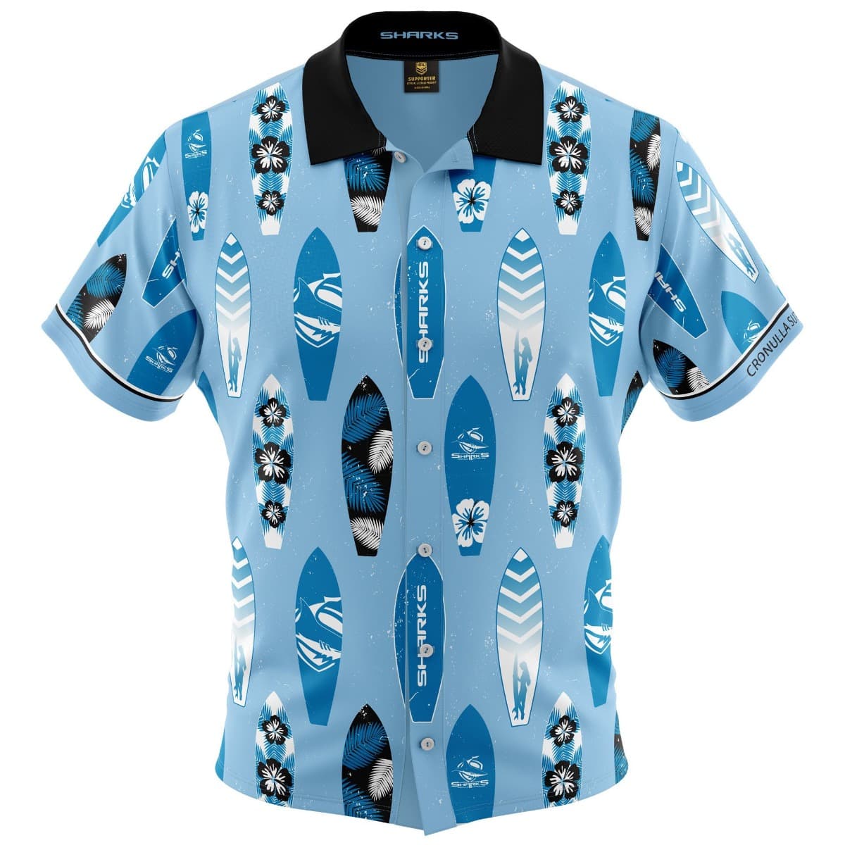 Cronulla Sharks NRL Mens Hawaiian Shirt