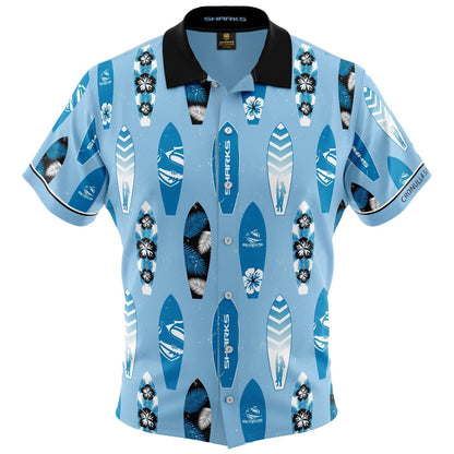 Cronulla Sharks NRL Mens Hawaiian Shirt