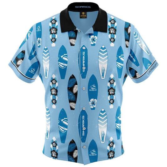 Cronulla Sharks NRL Mens Hawaiian Shirt