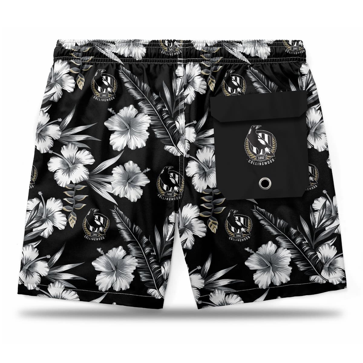 Collingwood Magpies AFL Mens Hawaiian Shorts