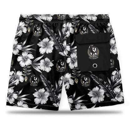 Collingwood Magpies AFL Mens Hawaiian Shorts