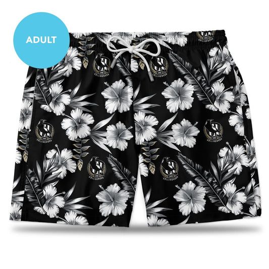 Collingwood Magpies AFL Mens Hawaiian Shorts