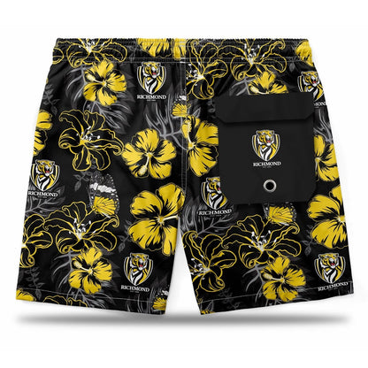 Richmond Tigers AFL Mens Hawaiian Shorts