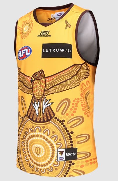 Hawthorn Hawks 2023 AFL Mens Indigenous Guernsey