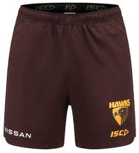 Hawthorn Hawks AFL Mens Brown Training Shorts