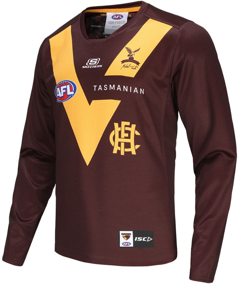 Hawthorn Hawks 2024 AFL Mens Long Sleeve Legends Guernsey