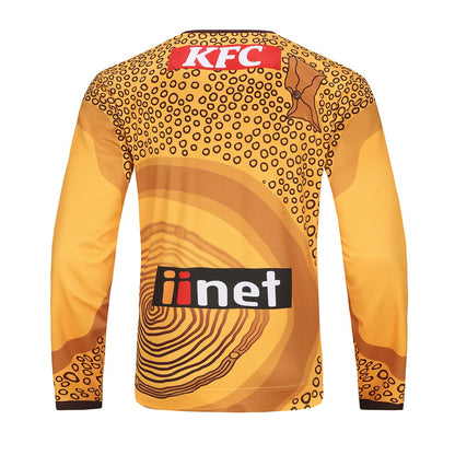 Hawthorn Hawks 2024 AFL Mens Long Sleeve Indigenous Guernsey