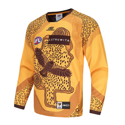 Hawthorn Hawks 2024 AFL Mens Long Sleeve Indigenous Guernsey