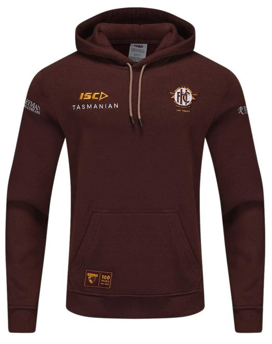 Hawthorn Hawks 2025 AFL Mens Fleece Hoodie