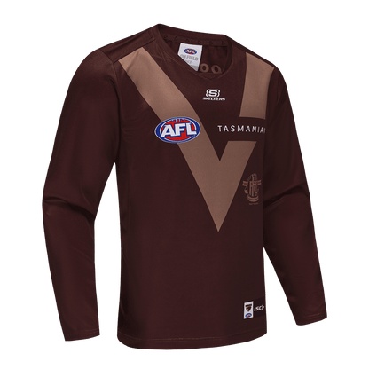 Hawthorn Hawks 2025 AFL Mens Long Sleeve Clash Guernsey