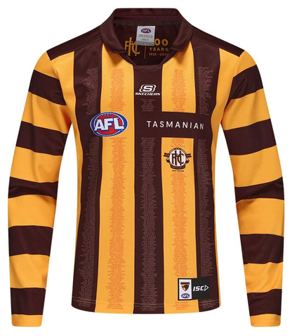 Hawthorn Hawks 2025 AFL Mens Long Sleeve Centenary Guernsey