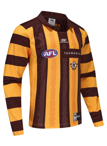 Hawthorn Hawks 2025 AFL Mens Long Sleeve Centenary Guernsey