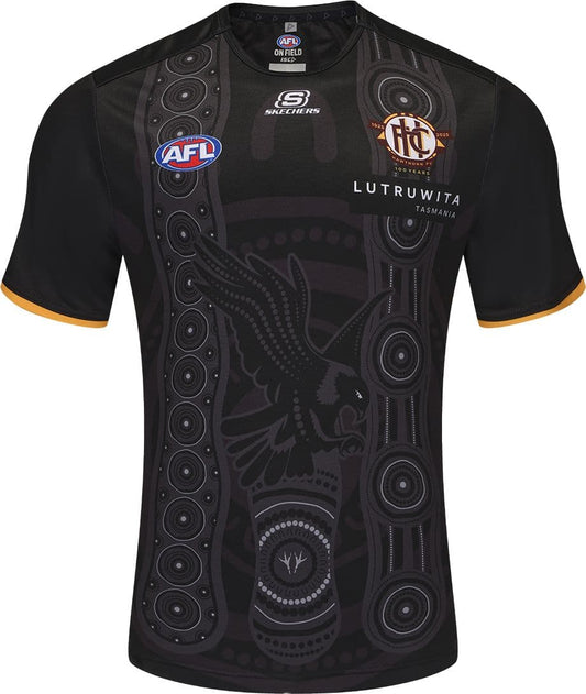 Hawthorn Hawks 2025 AFL Mens Run Out Tee