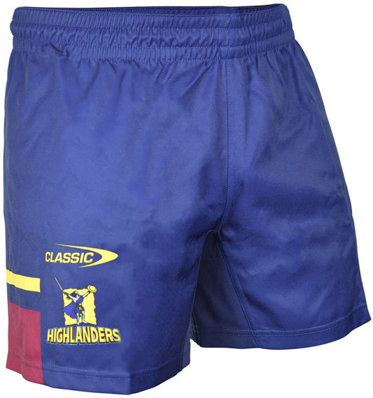 Otago Highlanders 2024 Rugby Union Mens Home Playing Shorts