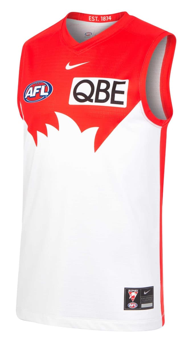 Sydney Swans AFL Mens Home Guernsey