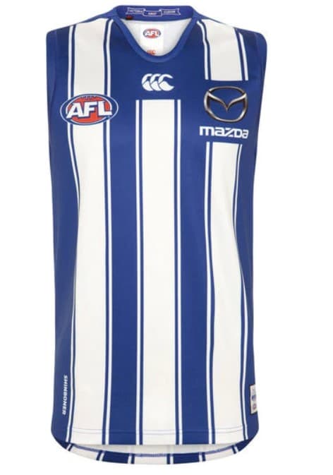 North Melbourne Kangaroos AFL Mens Home Guernsey