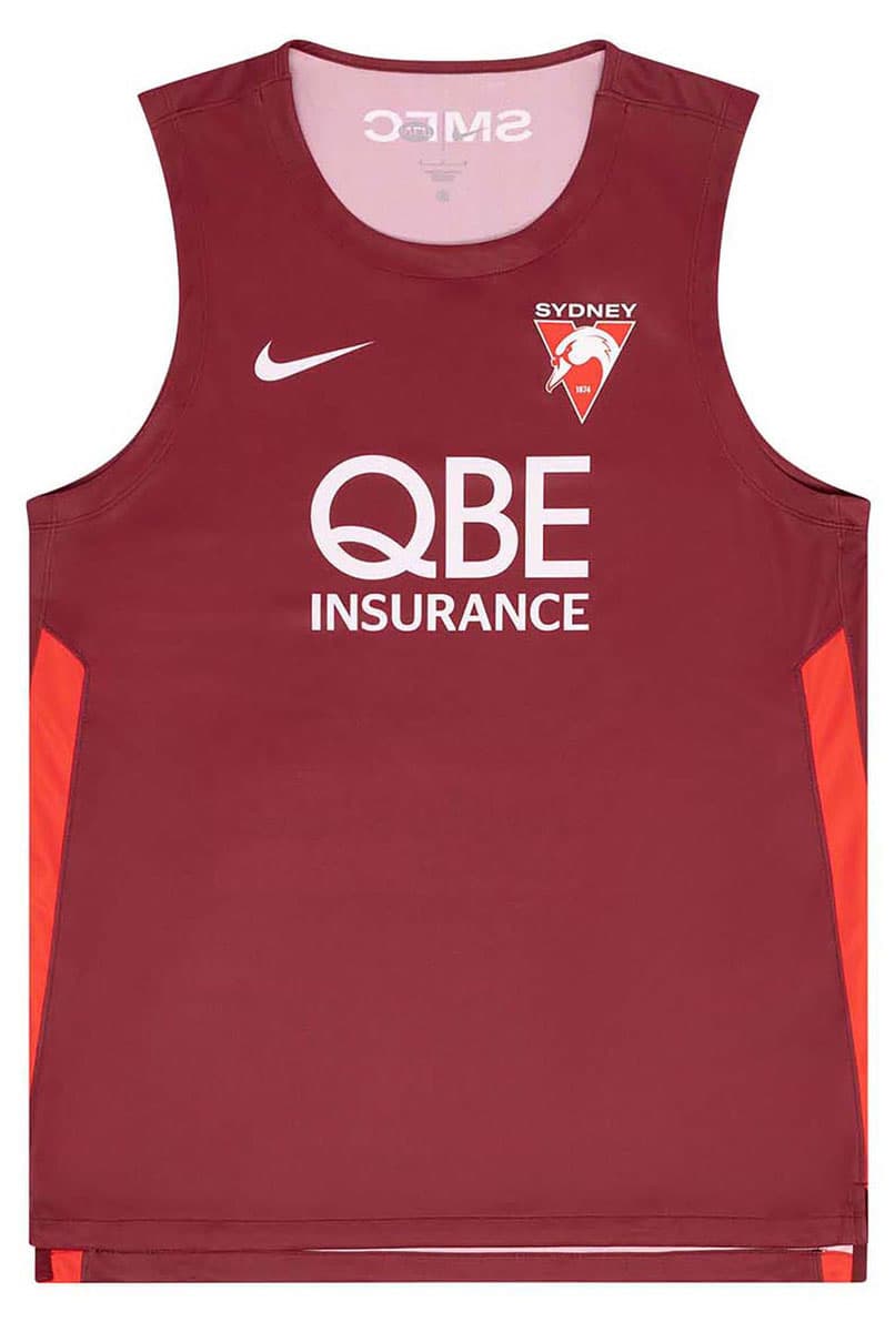 Sydney Swans 2025 AFL Mens Training Singlet