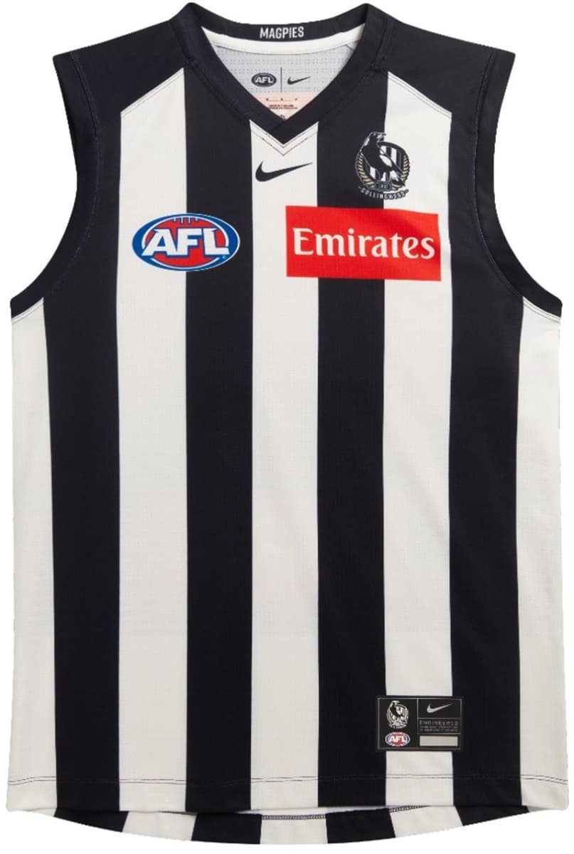 Collingwood Magpies 2025 AFL Mens Home Guernsey