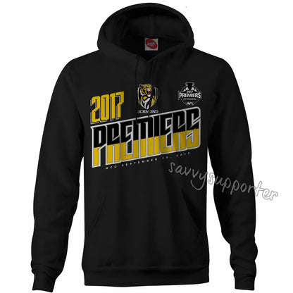 Richmond Tigers AFL Black Premiers Hoody