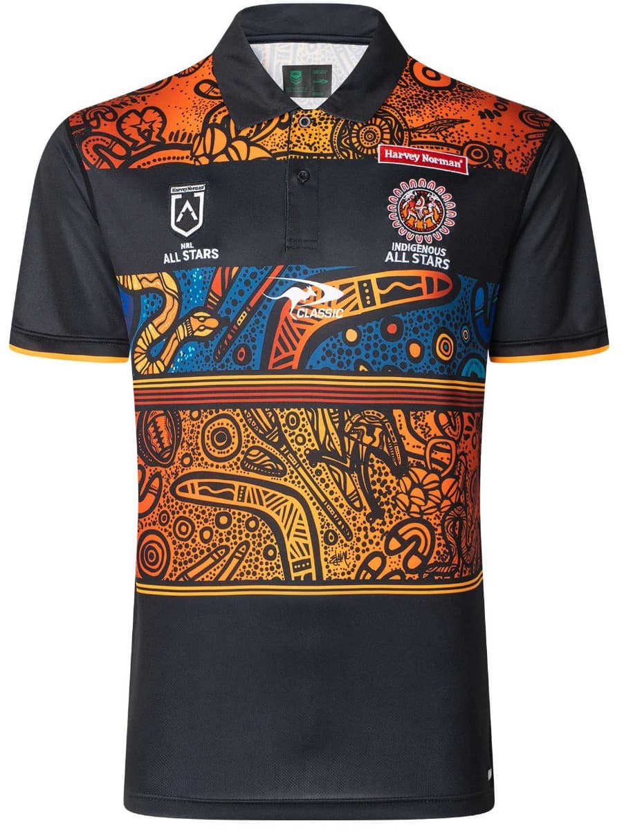 Indigenous All Stars 2025 NRL Mens Team Polo Shirt