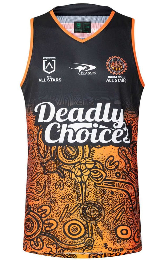 Indigenous All Stars 2025 NRL Mens Training Singlet