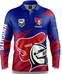 Newcastle Knights NRL Mens Ignition Fishing Shirt