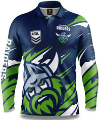 Canberra Raiders NRL Mens Ignition Fishing Shirt