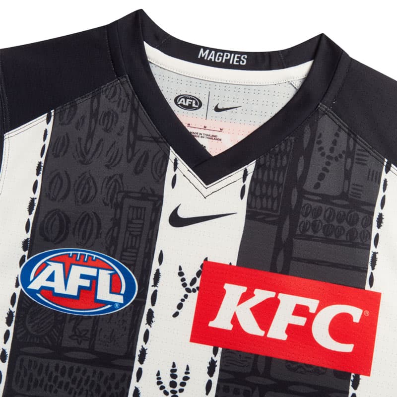 Collingwood Magpies 2025 AFL Mens Indigenous Guernsey