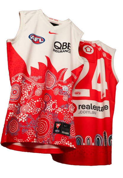 Sydney Swans 2025 AFL Mens Indigenous Guernsey