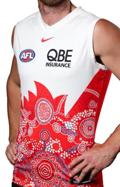Sydney Swans 2025 AFL Mens Indigenous Guernsey