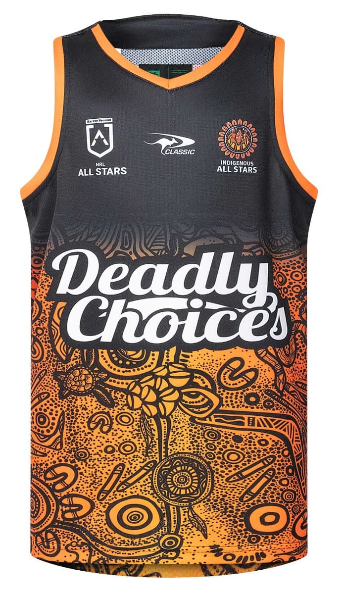 Indigenous All Stars 2025 NRL Kids Training Singlet