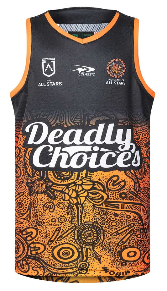 Indigenous All Stars 2025 NRL Kids Training Singlet