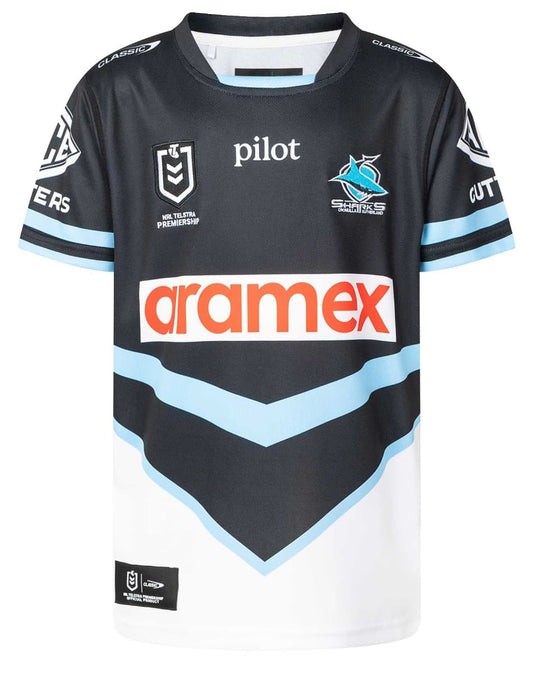 Cronulla Sharks 2025 NRL Kids Away Jersey