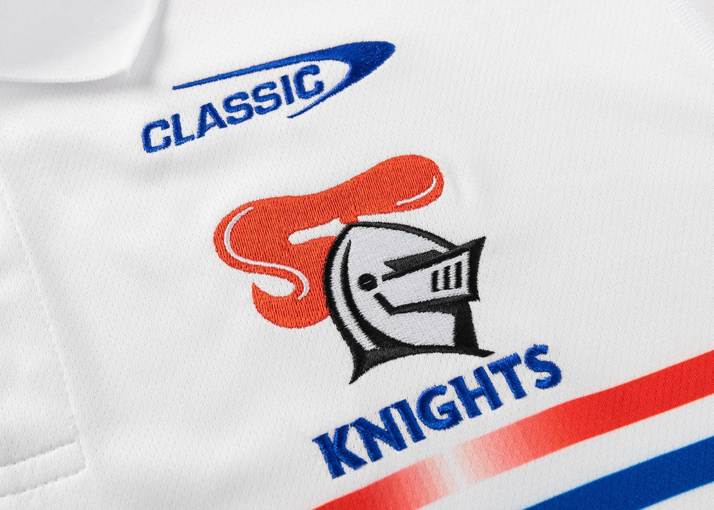 Newcastle Knights 2025 NRL Mens Players Polo Shirt