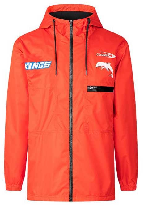 Redcliffe Dolphins 2025 NRL Mens Wet Weather Jacket