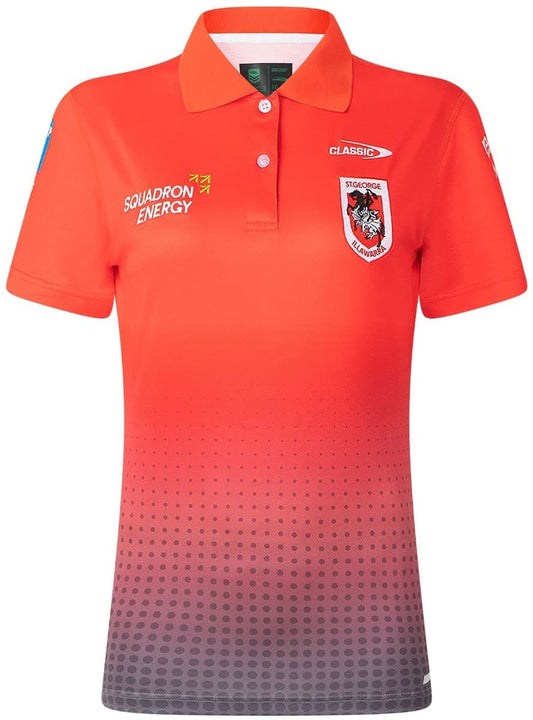 St George Dragons 2025 NRL Ladies Media Polo Shirt
