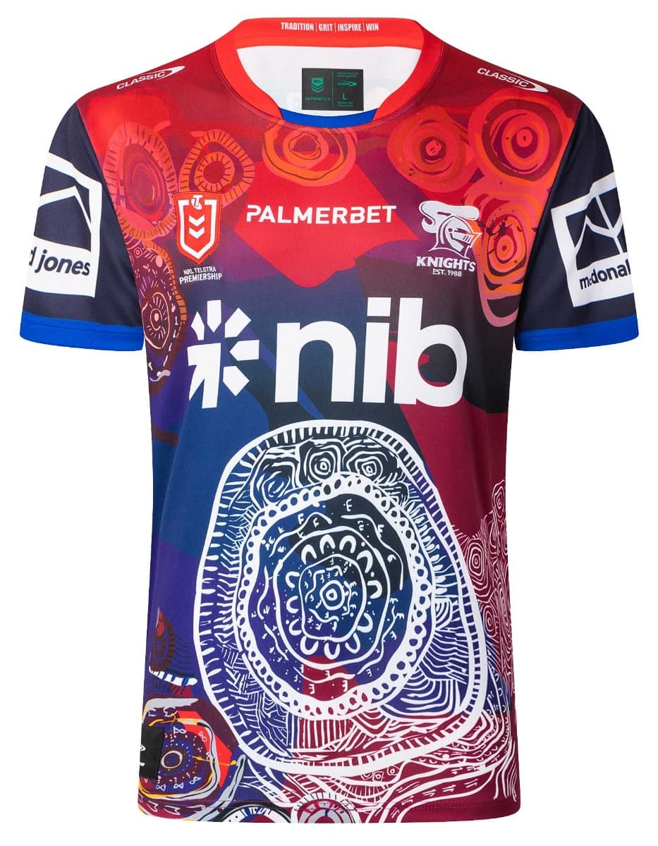 Newcastle Knights 2025 NRL Mens Indigenous Jersey