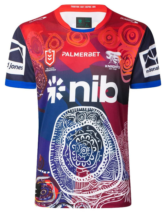 Newcastle Knights 2025 NRL Mens Indigenous Jersey