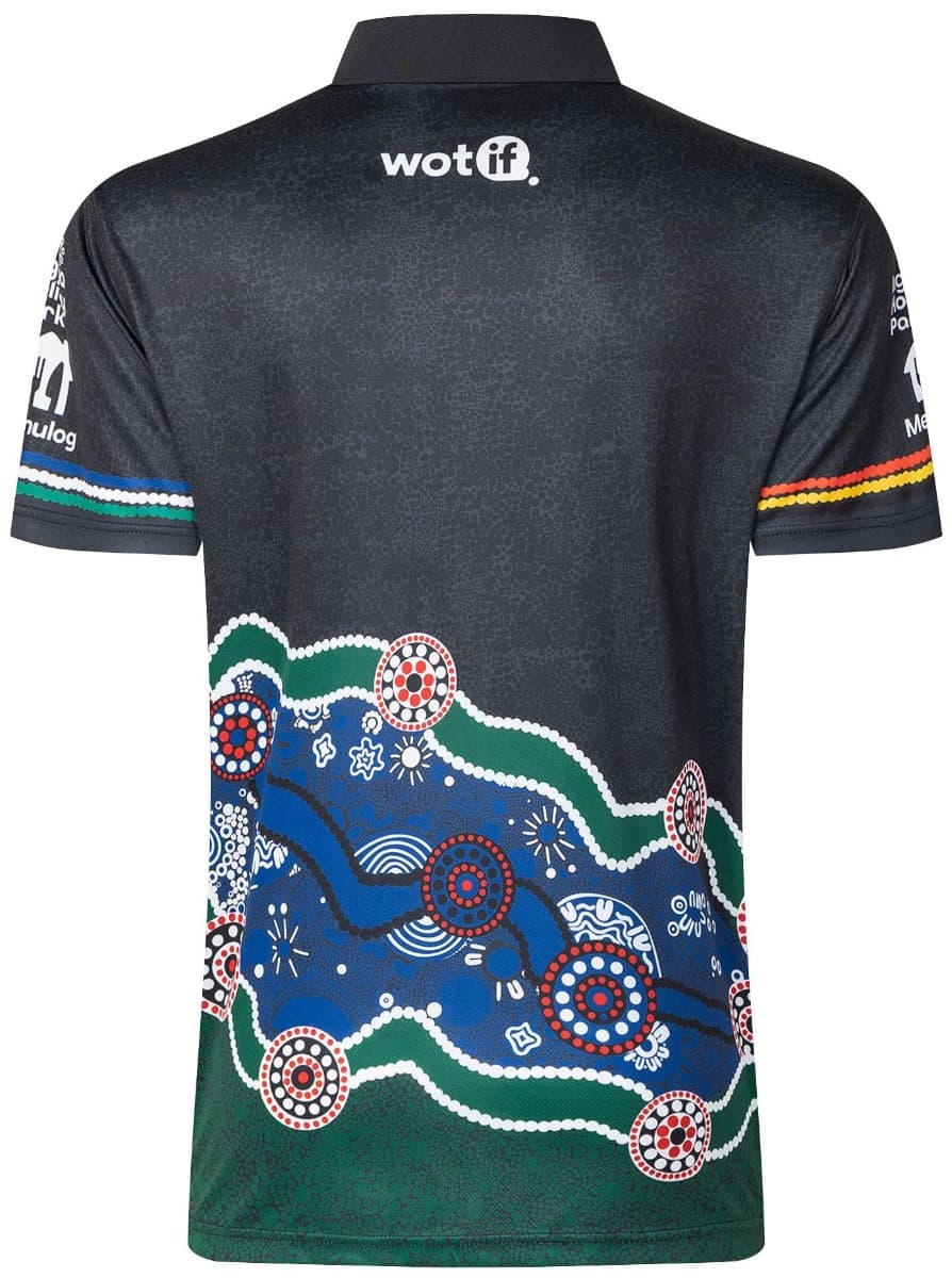 South Sydney Rabbitohs 2024 NRL Mens Indigenous Polo Shirt