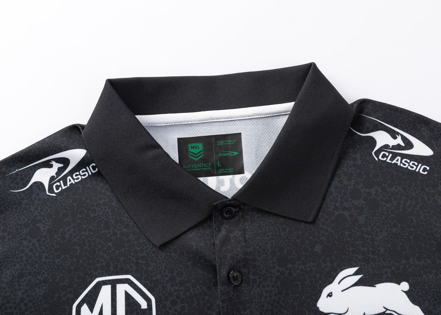 South Sydney Rabbitohs 2024 NRL Mens Indigenous Polo Shirt