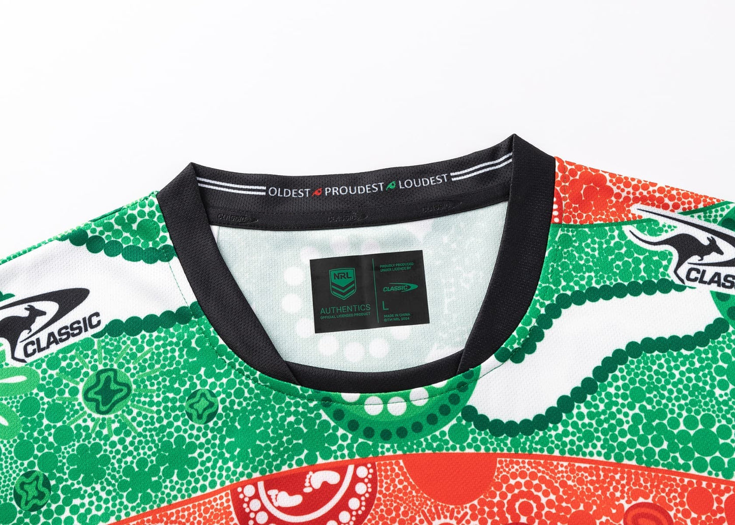 South Sydney Rabbitohs 2024 NRL Mens Indigenous Jersey