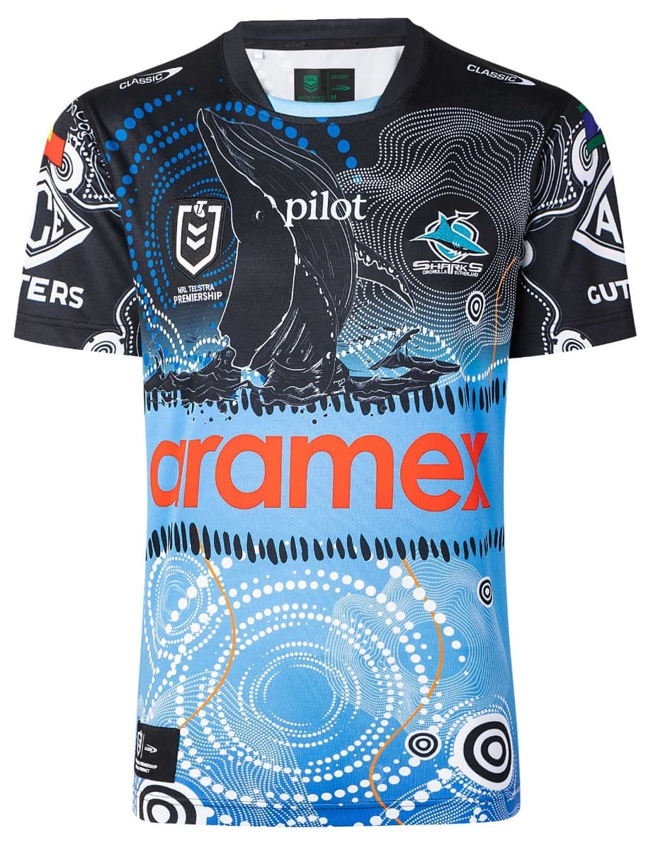 Cronulla Sharks 2025 NRL Mens Indigenous Jersey
