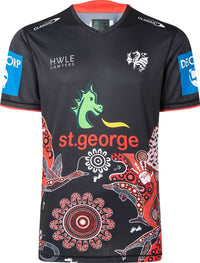 St George Dragons 2024 NRL Mens Indigenous Training Shirt