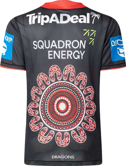 St George Dragons 2024 NRL Mens Indigenous Training Shirt