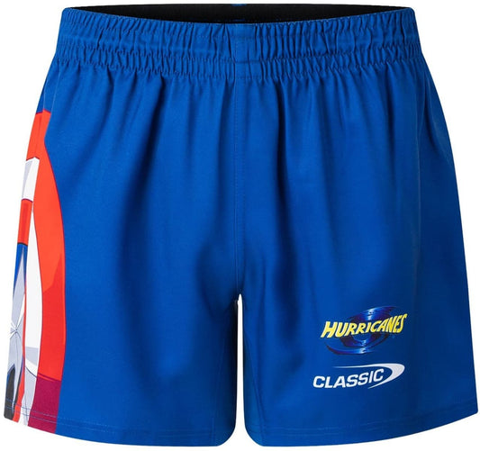 Wellington Hurricanes 2025 Rugby Union Mens Captain America Playing Shorts