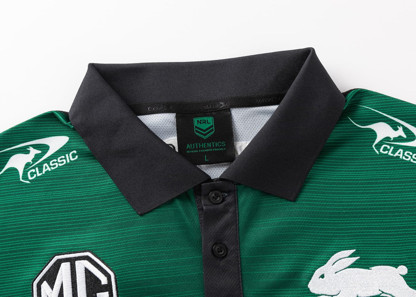 South Sydney Rabbitohs 2025 NRL Mens Players Polo Shirt
