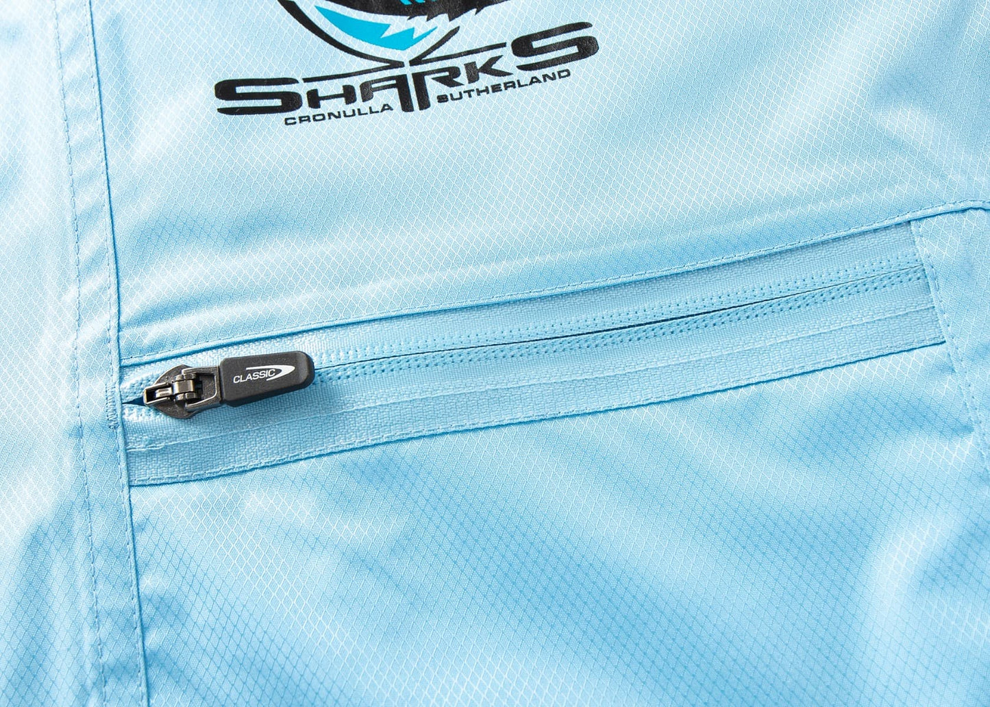 Cronulla Sharks 2025 NRL Mens Wet Weather Jacket