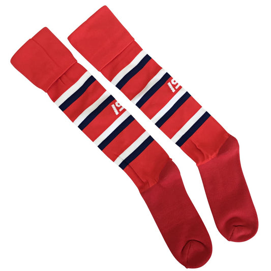 Sydney Roosters ISC Players Red Heritage Socks Size 11-14